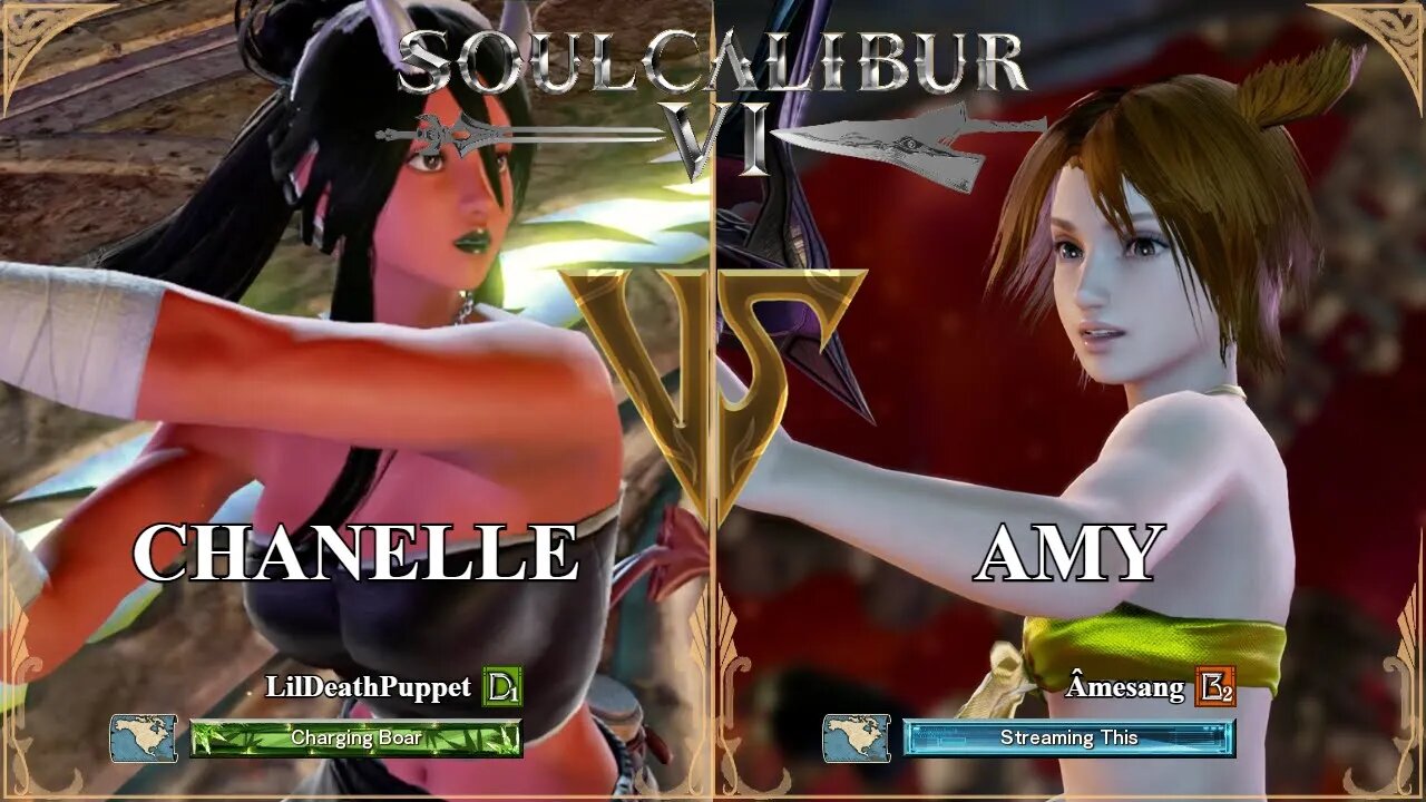 SoulCalibur VI — LilDeathPuppet (Chanelle) VS Amesang (Amy) | Xbox Series X Ranked