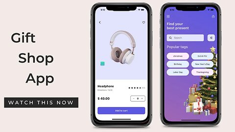 Flutter Gift Shop App With 3D Products | E-commerce App Development for iOS and Android | Part 3