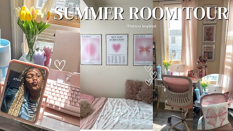 2024 Aesthetic SUMMER ROOM TOUR | *Pinterest inspired | Cute & Cozy