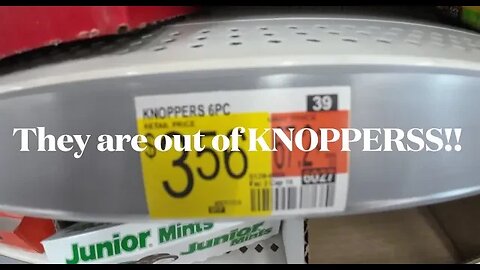 They are out of Knoppers!? | i3xCx