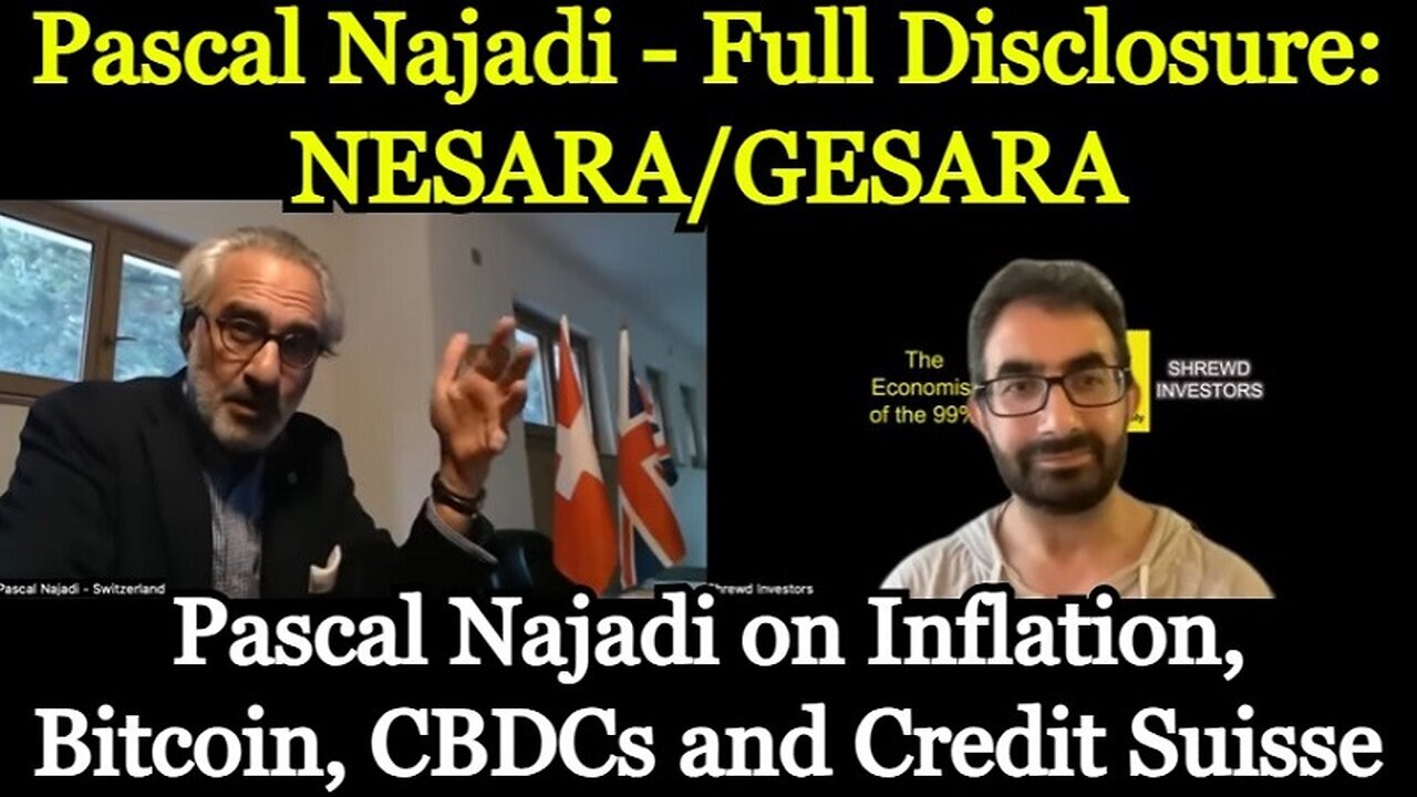 Pascal Najadi on Inflation, Bitcoin, CBDCs and Credit Suisse