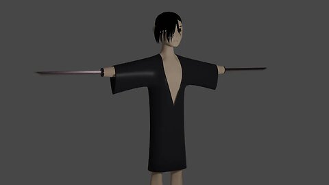 Blender Male Grindset - Hyakkimaru Part 14