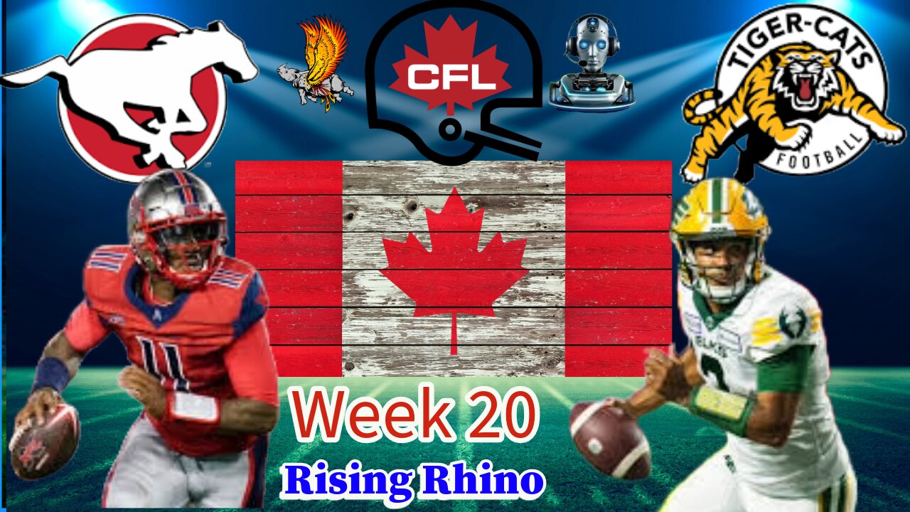 Calgary Stampeders Vs Hamilton Tiger-cats CFL Week 20 Watch Party