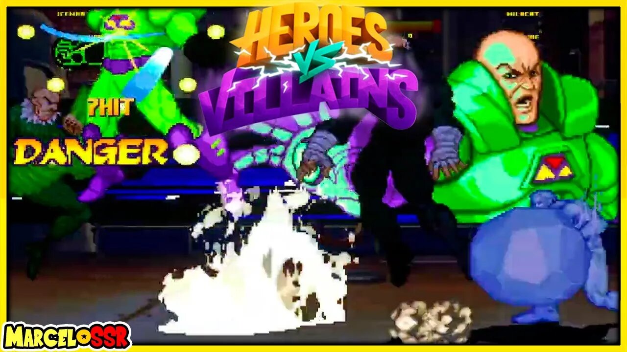 Ice Man & Lex Luthor Vs. Wild Cat & Vulture - Heroes X Villains M.U.G.E.N