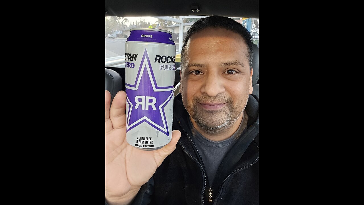 Rockstar Pure Zero Grape Energy Drink Review