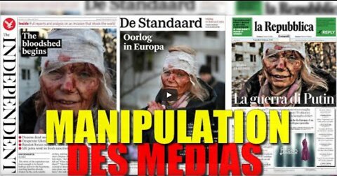 MANIPULATION DES MÉDIAS RUSSIE UKRAINE FAUX CADAVRES MISE EN SCENE