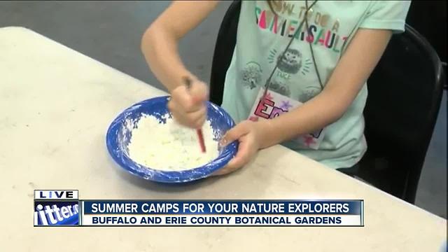 Hands-on learning at the Botanical Gardens summer camp