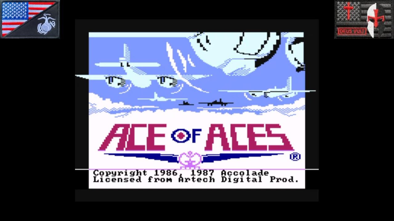 Ace of Aces (Atari 7800 - Attract Mode) [NA Version]