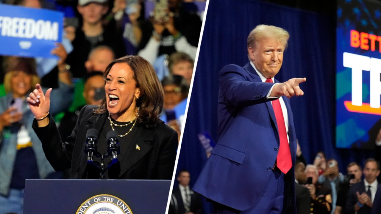 Harris and Trump hold competing rallies in Michigan