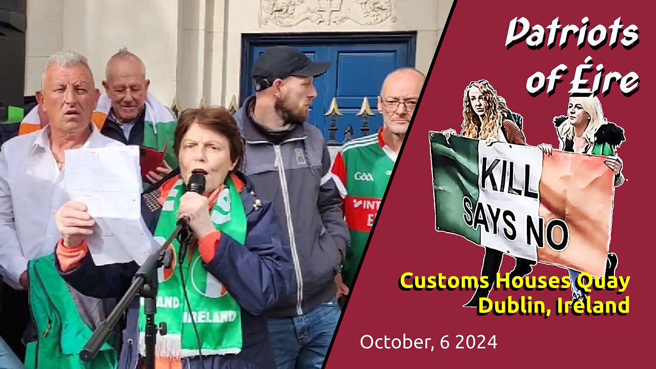 Patriots of Eire Rally: Freedom March in Dublin – October 6th, 2024