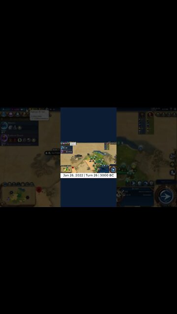 #oneturnadaychallenge #civ6 – Turn 26 - CYRUS! - #shorts