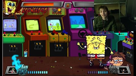 Timmy VS SpongeBob SquarePants In A Nickelodeon Super Brawl 3 Battle With Live Commentary