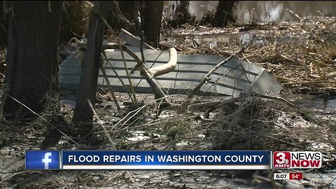 Flood repairs underway in Washington County