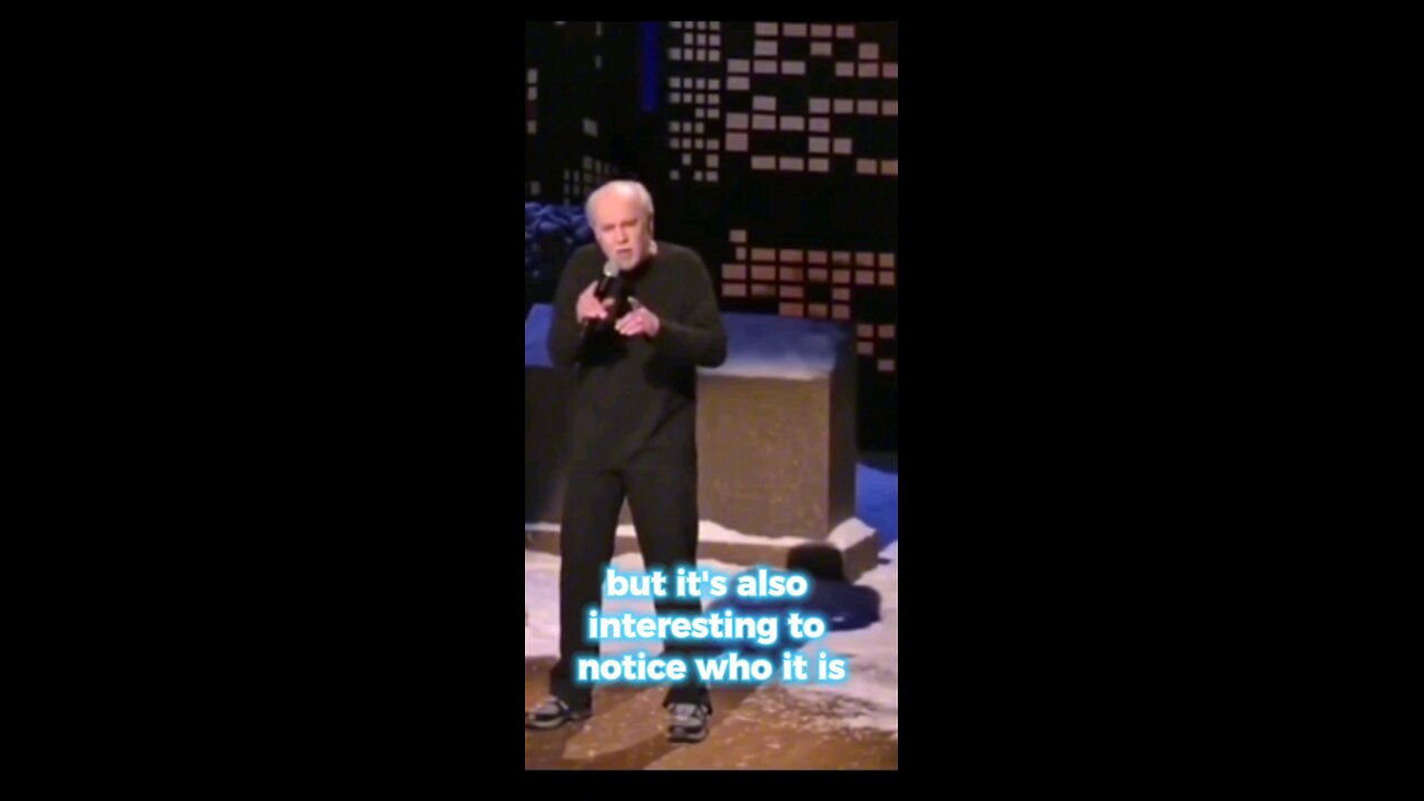 George Carlin on assasination