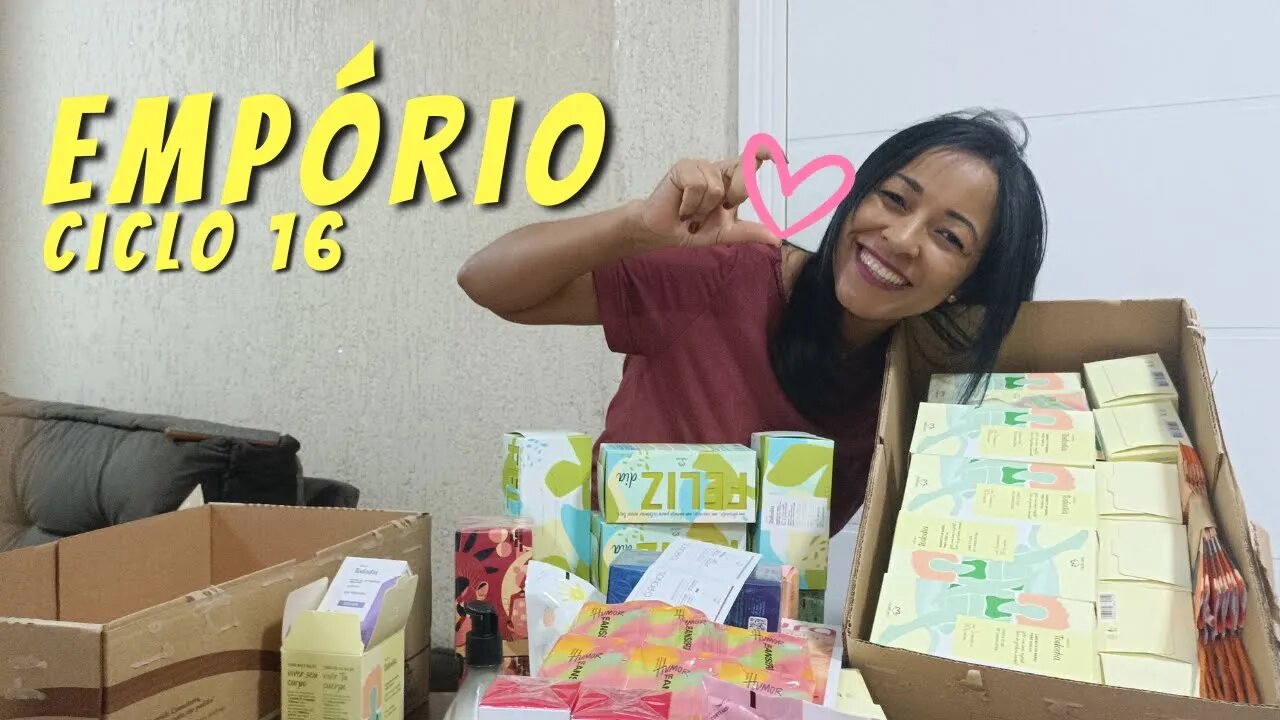 ABERTURA DE CAIXA CICLO 16 NATURA - O MELHOR JEITO DE CONSEGUIR PEGAR O EMPÓRIO É...