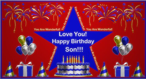 Happy Birthday 3D - Happy Birthday Son - Happy Birthday To You - Happy Birthday Song