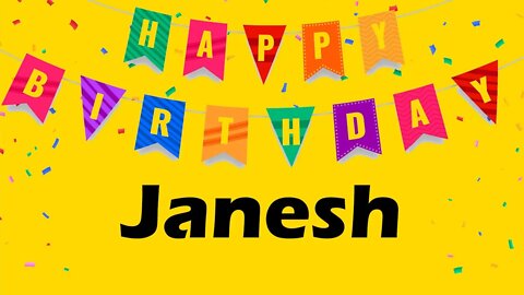 Happy Birthday to Janesh - Birthday Wish From Birthday Bash