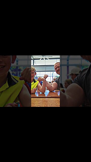 Father & Son Armwrestling