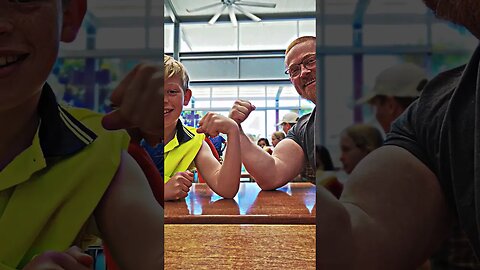 Father & Son Armwrestling