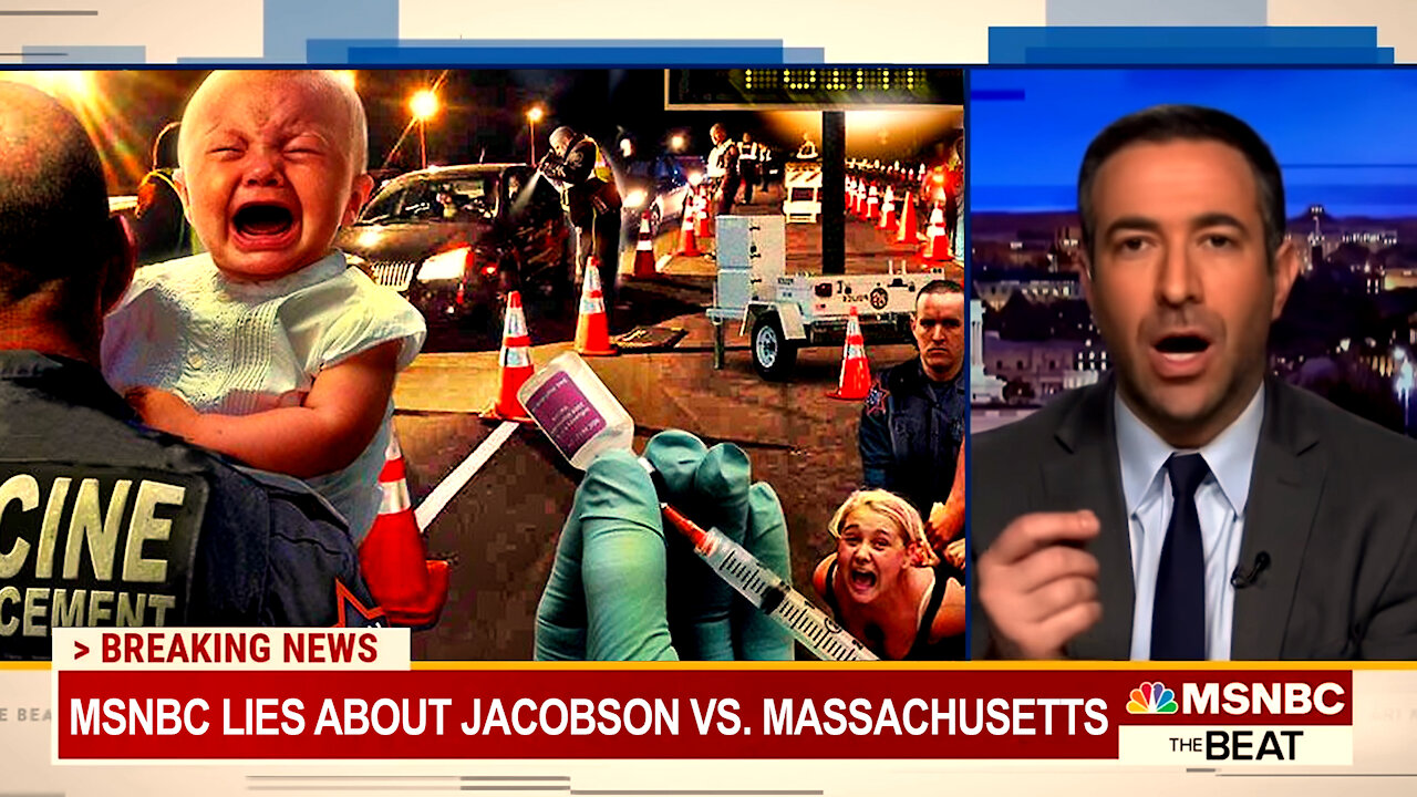 MSNBC Jacobson Vs. Massachusetts PROPAGANDA
