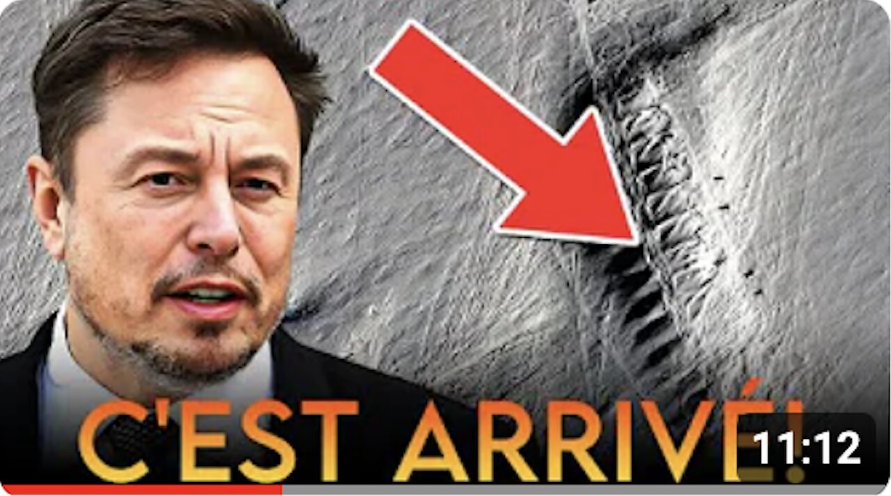 Elon MUSK signale un énorme OBJET de plusieurs kilomètres de long dans l'Antarctique !