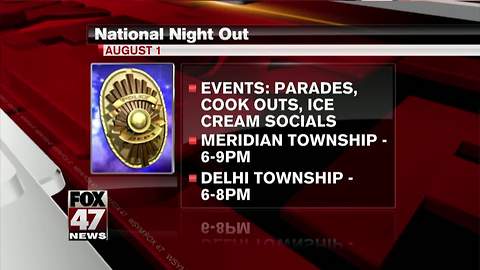 National Night Out events around Mid-Michigan