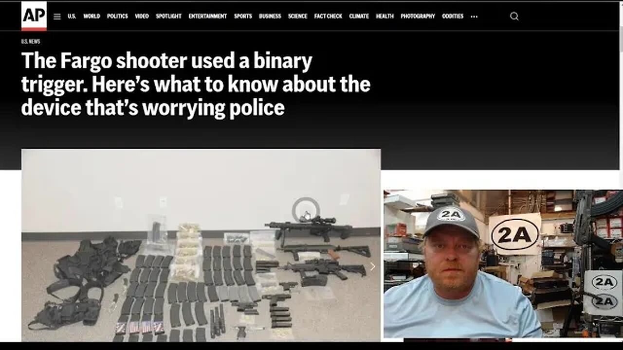 Binary Trigger Used By Fargo Shooter - Here We Go!