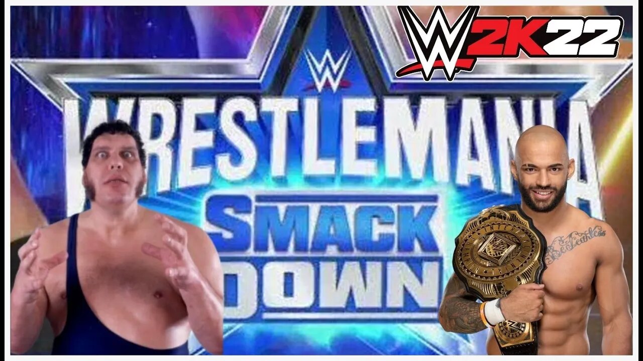 WWE 2K22: UNIVERSE MODE - PART 1 - PREQUEL - Wrestlemania Smackdown! (IC Title/Battle Royal)