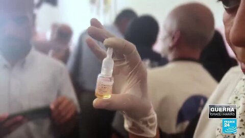 Empieza jornada de vacunación contra la polio en la Franja de Gaza