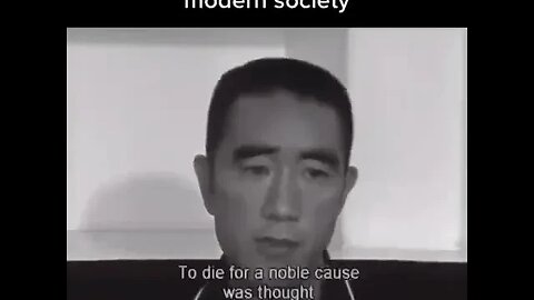 Yukio Mishima on Life