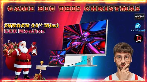 Unwrap the Magic of INNOCN 32" Mini LED 4K UHD Gaming Monitor 🎮 | Perfect Holiday Gift