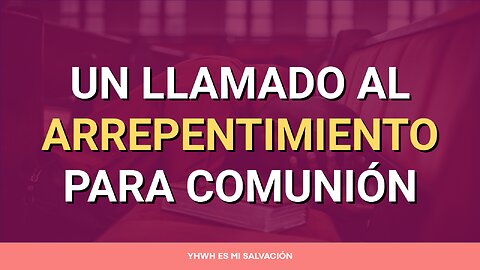 🛐 Un llamado al arrepentimiento para comunión | Isaías 1:10-20