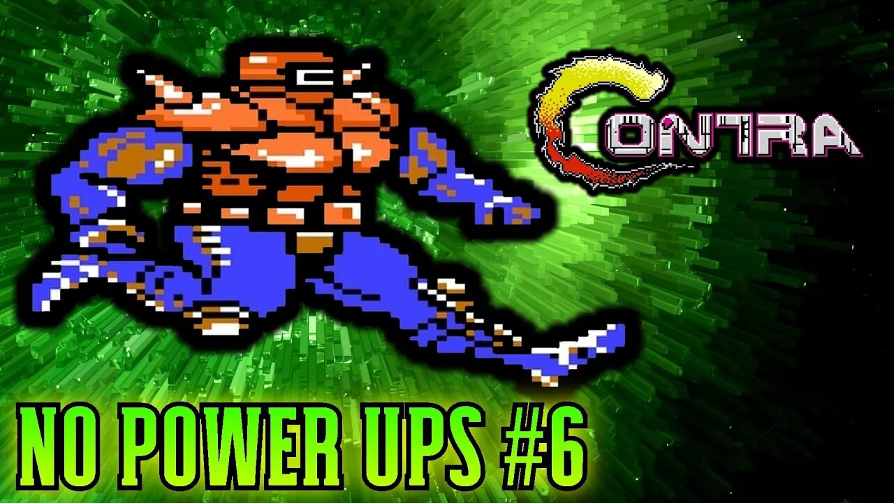 Contra gameplay No power up challenge #6