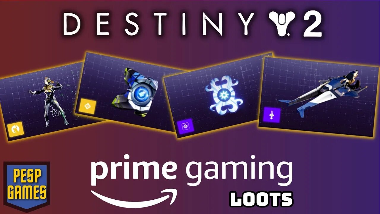 Destiny 2 - Loots Prime Gaming | Resgate até 28/6/2023 | #primegaming