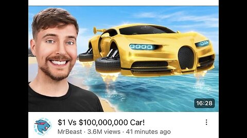 $ 1 vs $100000000 car