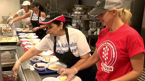 Feeding the less fortunate on Thanksgiving Day in South Florida
