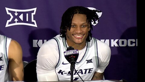 Kansas State Basketball | Greene, Nowell & Sills Press Conference | K-State 82, TCU 61