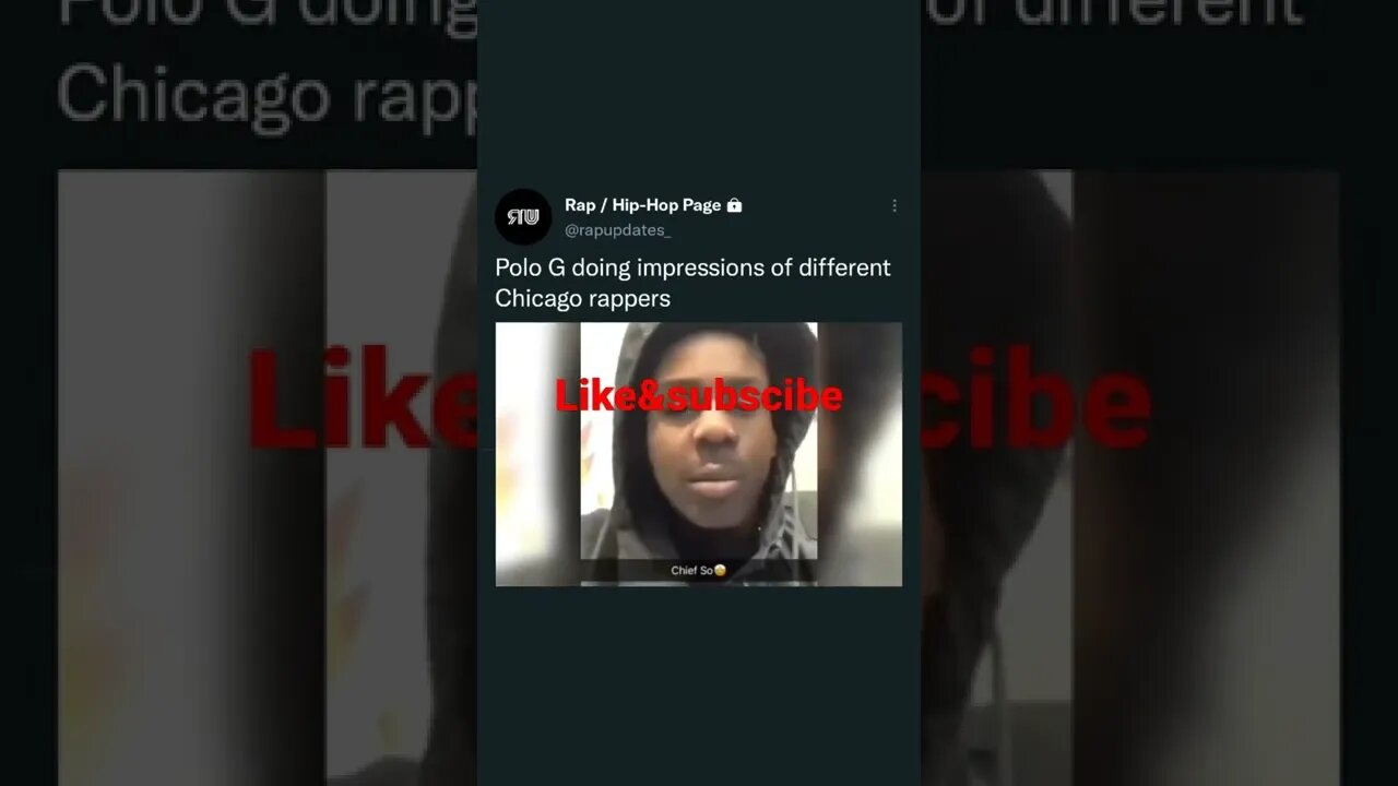 #poloG puts filters on face and does impressions of some chicago rappers #lilbiby #Gherbo #JW