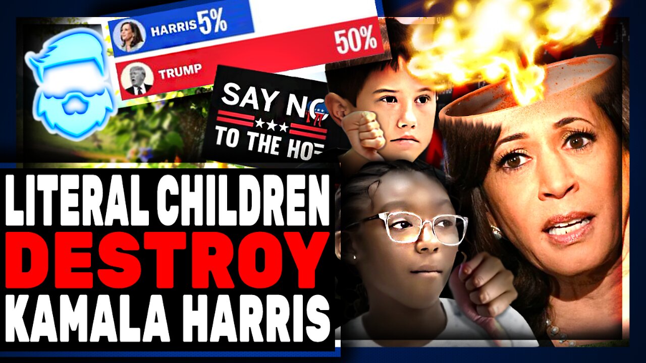 Kamala Harris HUMILIATED By Based 8 Year Old On CNN! Data Proves Kids Of Woke Folks 5X More Hateful