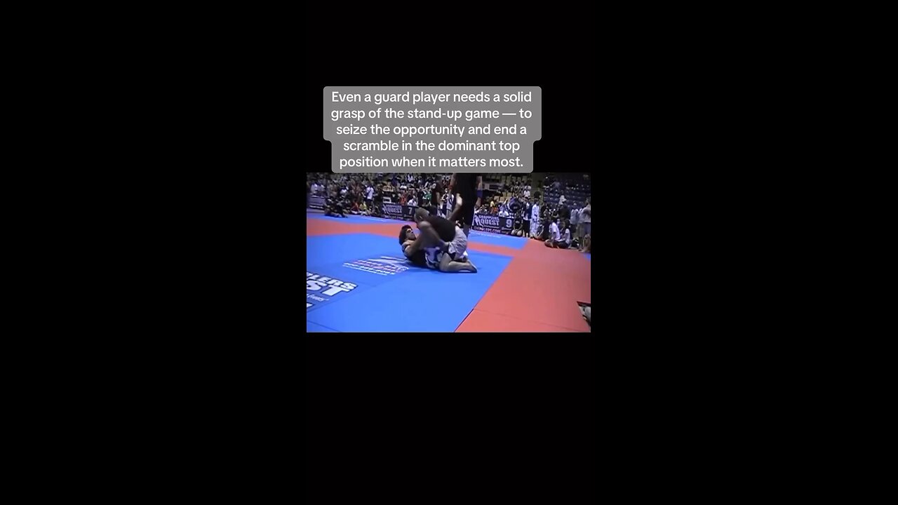 Even a guard player needs a solid grasp of the stand-up game—to seize the opportunity and end a s