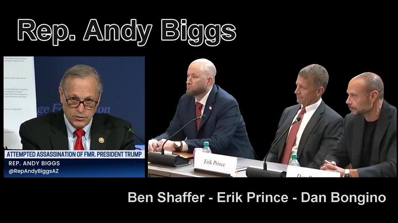 Andy Biggs questions witnesses on Trump's attempted assassination 8/26/2024