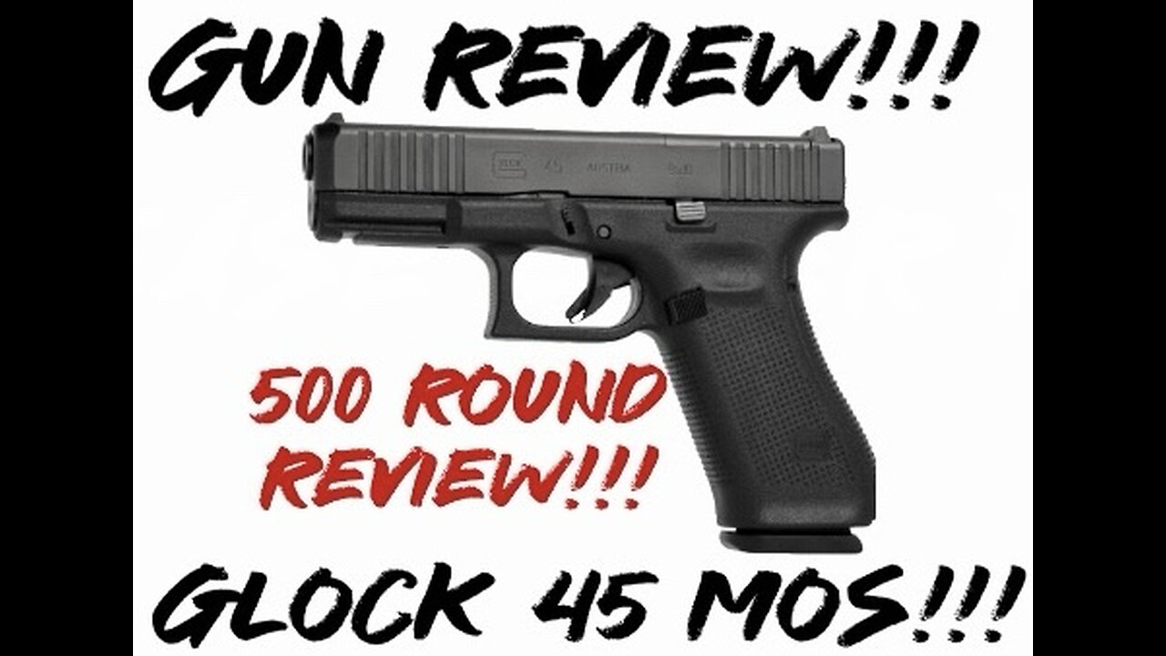 Gun Review: Glock 45 MOS 500 round review!!!