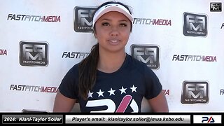 2024 Kiani Taylor Soller Pitcher and Outfielder Softball Recruiting Skills Video - Preps Academy