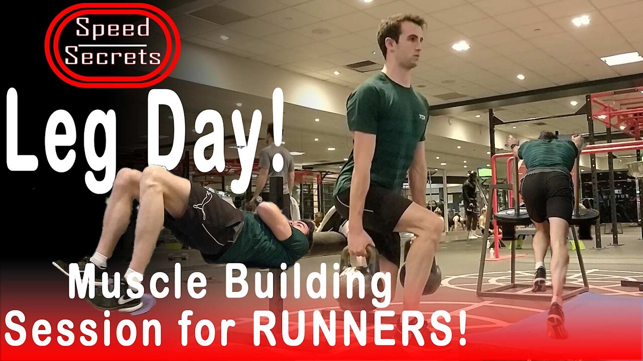 Leg Day for Runners! Muscle Building Session to Help You RUN FASTER!