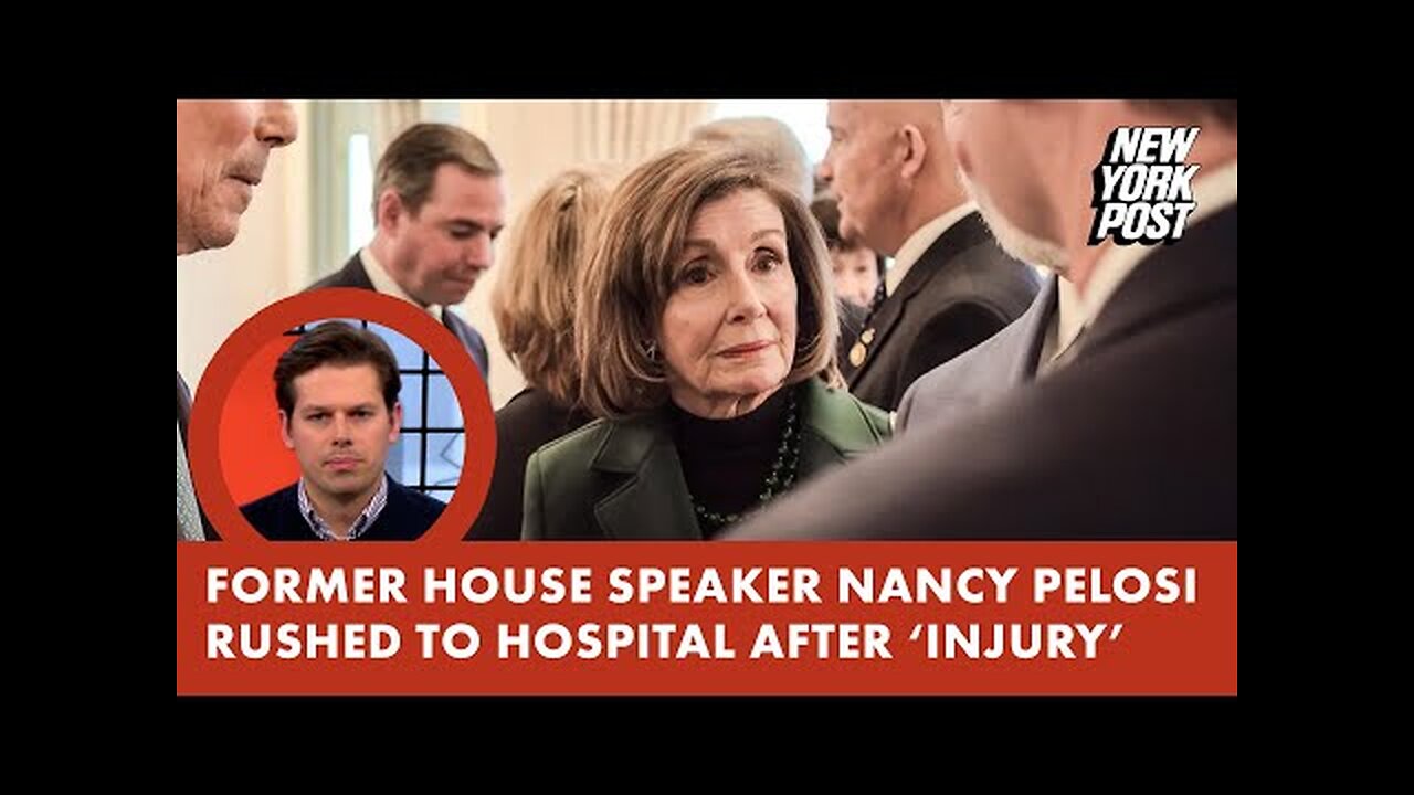 Nancy Pelosi, 84, rushed to hospital after breaking hip in fall on foreign trip: report