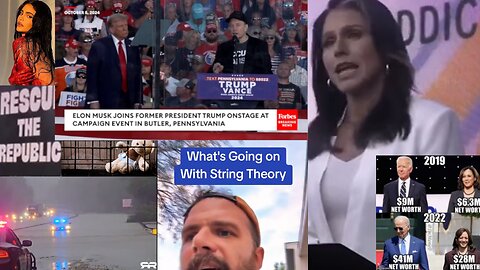 ( -0784 ) Tulsi Gabbard Restored Republic In DC (reduced hum) - Trump Back in Butler with Elon - Zero Point Energy & Antigravity Compartmentalization & Breakaway Civilization Explained