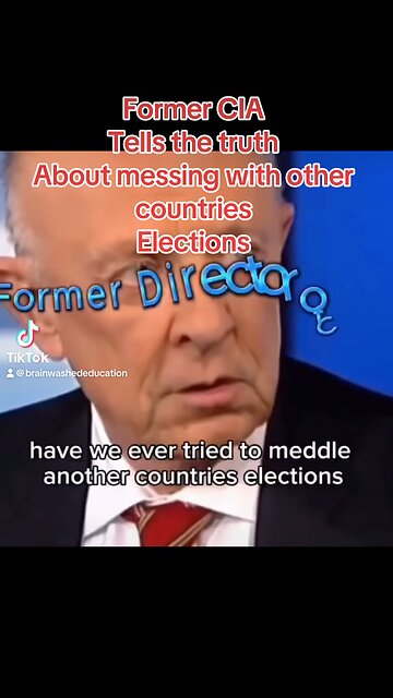 Former CIA speaks USA always involves in countries elections