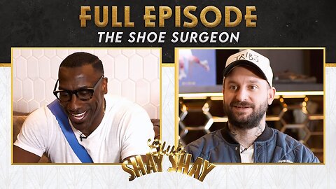 Shannon Sharpe Surprised with Custom Sneakers Created by The Shoe Surgeon | CLUB SHAY SHAY