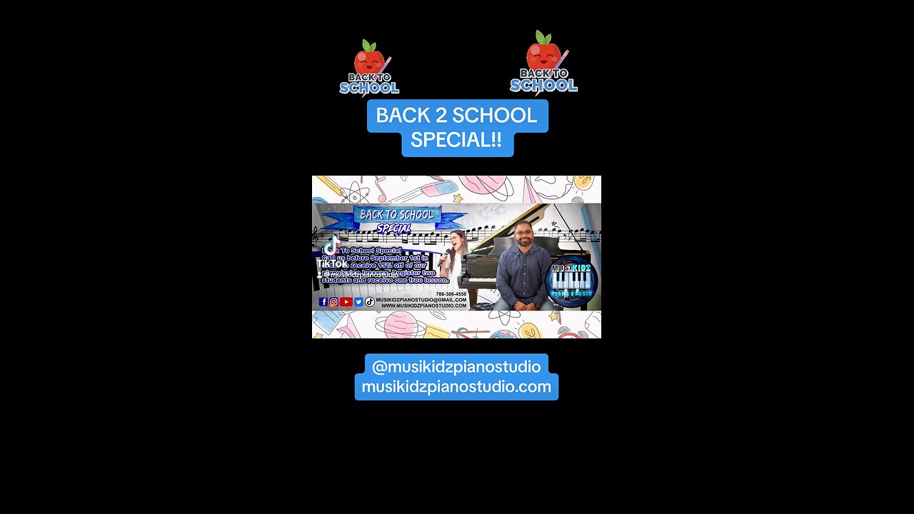 BACK 2 SCHOOL SPECIAL!!