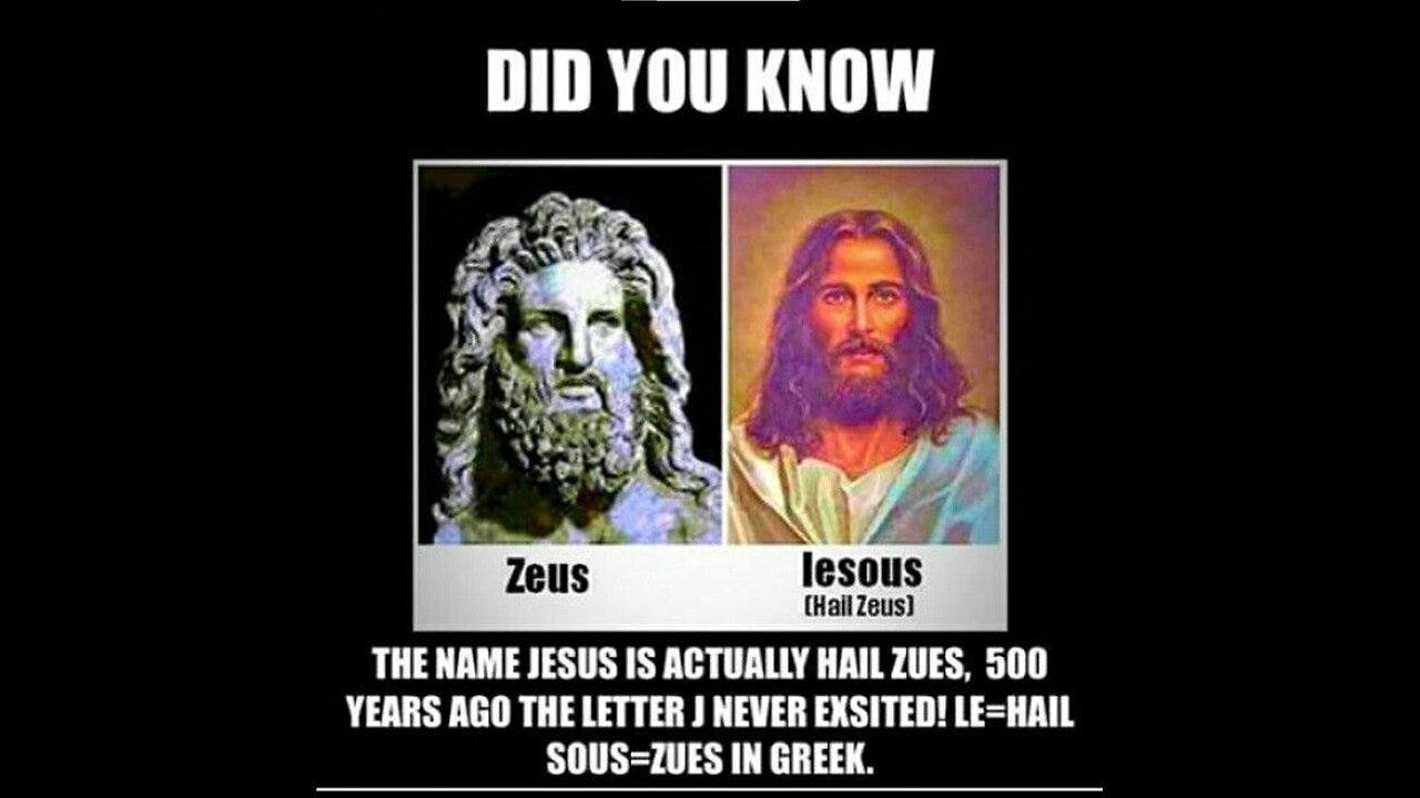 Dispelling The Masonic Gematria Effect Lie That Jesus (Ἰησοῦς) is Really Zeus (Δίας) - A King Street News Fuck You!